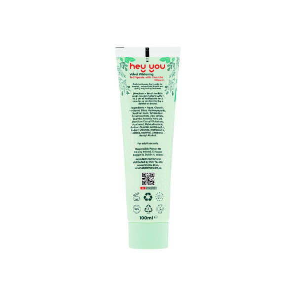 Відбілююча щоденна зубна паста Velvet Whitening (100 мл), Hey You
