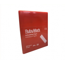 Артикуляционная бумага RubyMark 200мк прямая 300шт Красная
