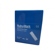 Артикуляционная бумага RubyMark 200мк прямая 300шт Синяя
