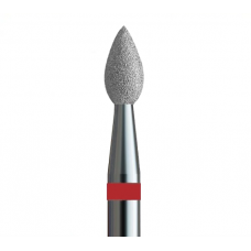 Diamond burs 257.514.023 red with a straight tip
