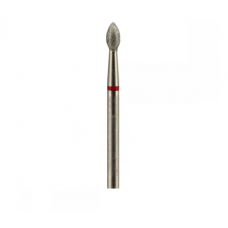 Diamond burs 257.514.025 red with a straight tip