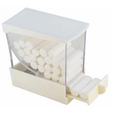 Dispenser for cotton balls EXTRACTABLE white