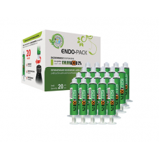 ENDO-PACK Endodontic syringe for washing canals (5ml), Chloroxide 2% 1pc