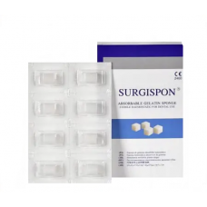 Гемостатична губка  Surgispon (32шт) 10х10х10мм