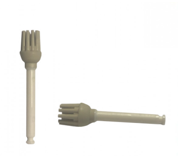 Polisher head. 2&STAGE brush-cup (white leg)