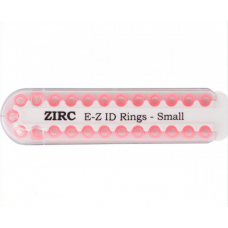 Marking ring SMALL pink 25pcs ZIRC