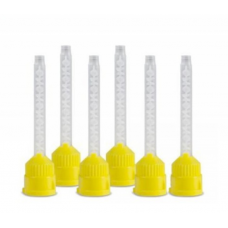 Nozzles for mixing impression materials, YELLOW 