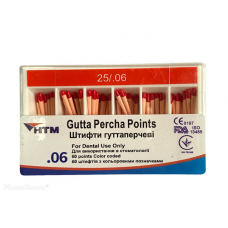 NTM gutta-percha pins 06 №25 60pcs