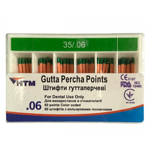 NTM gutta-percha pins 06 №35 60pcs