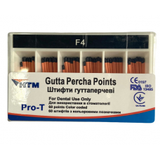 NTM gutta-percha pins F4 60pcs