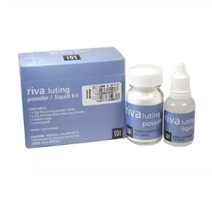 Riva glass ionomer cement A3 LC, Riva Light Cure SDI