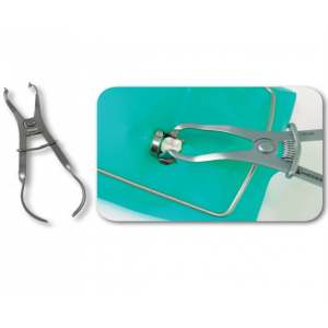 RUBBER DAM Forcept - forceps for applying clamps