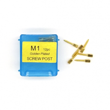 Brass pins, gold-plated anchors M1, 12pcs, Vortex