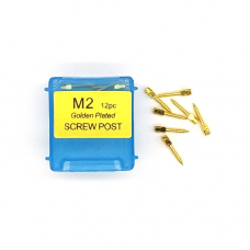 Brass pins, gold-plated anchor M2, 12pcs, Vortex