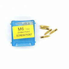 Brass pins, gold-plated anchor M6, 12 pcs, Vortex