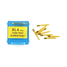 Brass pins, gold-plated anchor XL4, 12pcs, Vortex