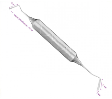 TDI-40\\t2 Гладилка для роботи з композитом у  важкодоступних місцях TYPE 2