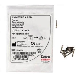Titanium pins Unimetric Dentsply Sirona (25pcs) 108L