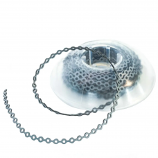Elastic chain, on a coil, Closed 457cm No. 1 (Grey)