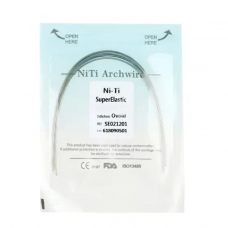Arches NI-TI Super Elastic, round, 18, BOTTOM, pack of 10 pcs Ovoid