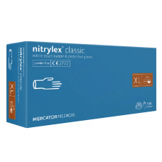 Gloves nitrile Nitrilex CLASSIC BLUE, nitrilex 50 pairs/100 pcs, XL
