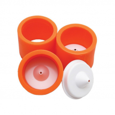 Silicone flask No. 3 Orange ribbed Ring (No. 22609+22612) OMEGATech