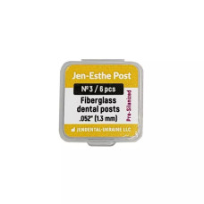 Jen-EsthePost Pre-Silanized fiberglass posts, 6pcs No. 3, "yellow"