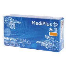 Перчатки нитриловые NitryPlus light синие L