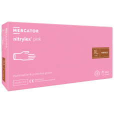 Nitrilex gloves PINK, nitrilex 50 pairs/100 pcs, XL