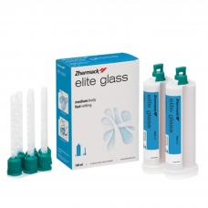 ELITE GLASS 2 cartridges of 50 ml, transparent A-silicone