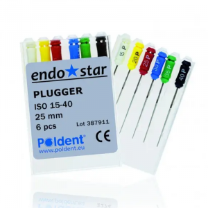 Endostar Finger Pluggers,  плагеры №15-40 25мм Ассорти
