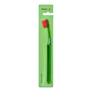 Spokar+ toothbrush medium, green