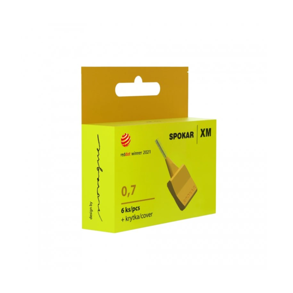Міжзубні йоржики Spokar ХМ (0,7 мм), жовті, 6 штук