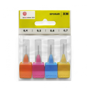 Interdental brushes Spokar XM ASSORTED, 4 pieces