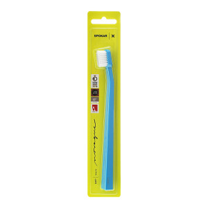 Spokar toothbrush (Soft) blue handle / white bristles