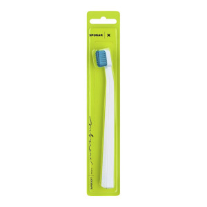 Spokar Super Soft Toothbrush White Handle / Pink Bristles