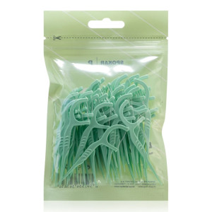 Флосс-зубочистки с держателем Spokar, 50 штук Флосс-зубочистки с держателем Spokar, 50 штук