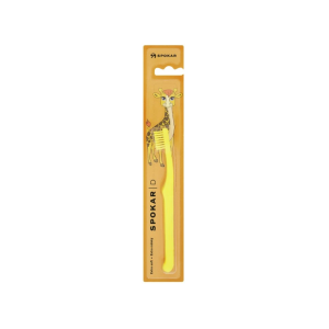 CHILDREN'S TOOTHBRUSH D Spokar extra soft, yellow (0-6 years)