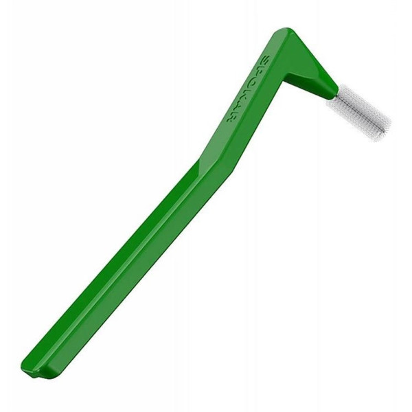 Міжзубні йоржики кутові Spokar ХМL (0,8 мм), зелені, 6 штук Міжзубні йоржики кутові Spokar ХМL (0,8 мм), зелені, 6 штук