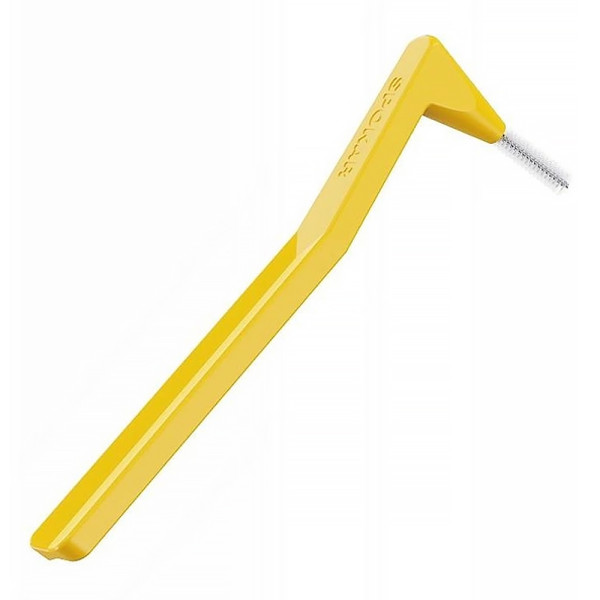 Міжзубні йоржики кутові Spokar ХМL (0,7 мм), жовті, 6 штук Міжзубні йоржики кутові Spokar ХМL (0,7 мм), жовті, 6 штук