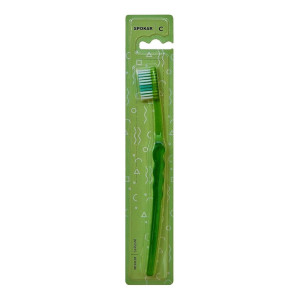 Spokar C Medium Toothbrush, Green Spokar C Medium Toothbrush, Green
