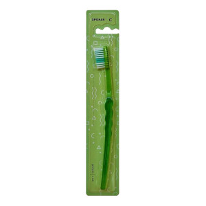 Spokar C soft toothbrush, green