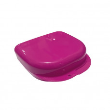 Retainer (box) for mouthguards, size M (27*70*80mm) JD Pink