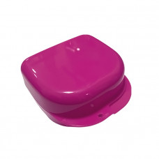 Retainer (box) for mouthguards, size L (44*70*80mm) JD Pink