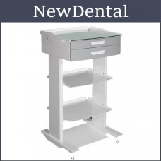 Mobile metal rack FORA ELECTRO 2 drawers with extension