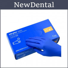 Nitrilex gloves Basic "L" Blue, (Nitrilex) powder-free, nitrile gloves - 100 pcs/pack