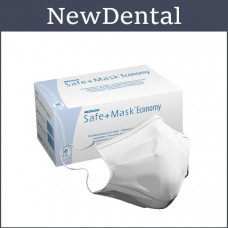 Маски Медиком белые Safe+Mask (Medicom Economy) трехслойные на резинках 50 шт