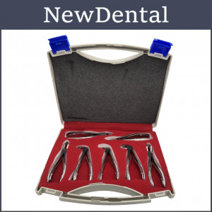 A set of forceps for removing teeth in children (set of 7 pcs.)