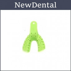 Plastic impression spoons No. 9 Autoclavable (green), plastic impression spoons autoclavable No. 9