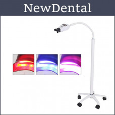 Stationary lamp for teeth whitening, 3 types of light